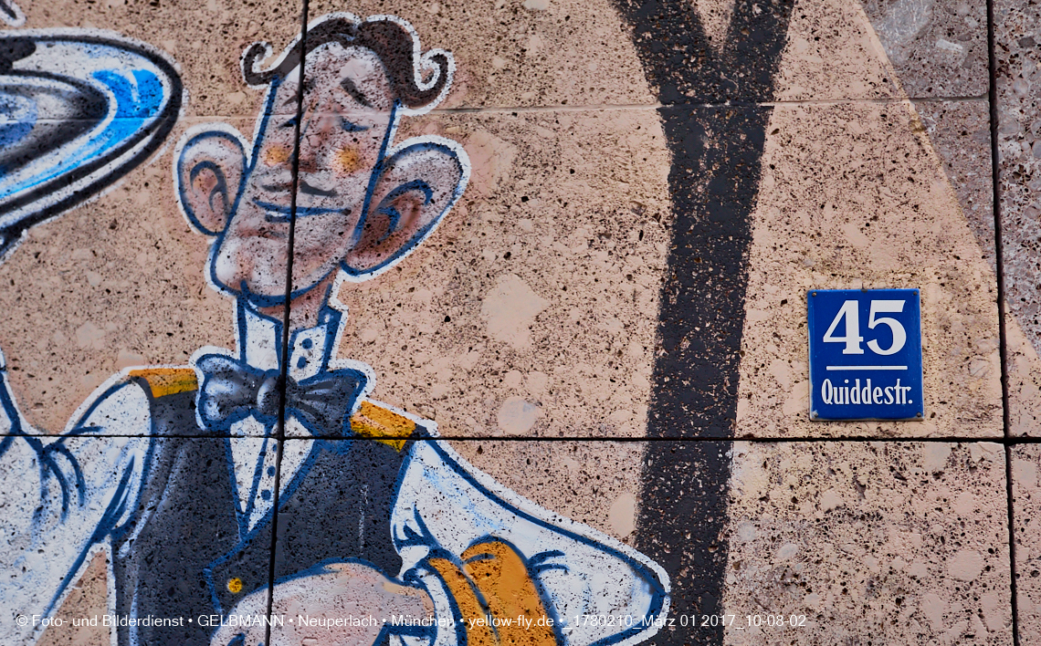 01.03.2017 - die Abrissbaustelle Quiddezentrum in Neuperlach